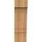 Ekena Millwork 6"W x 8"D x 20"H Balboa Rough Sawn Knee Brace, Western Red Cedar BRC06X08X20BOA00RWR - alternate 2